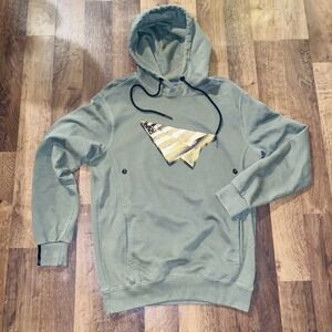 Jay-Z Paper Planes Pullover Hoodie Green Sweater Mens Medium Hip‎ Hop $145 MSRP
